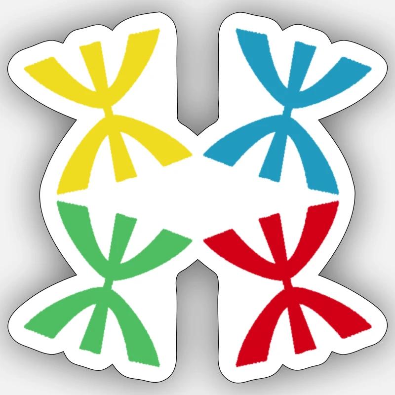 Sticker taille S (10 x 10 cm) - 