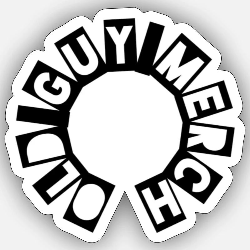 Old guy merch Sticker size S (10 x 10 cm)