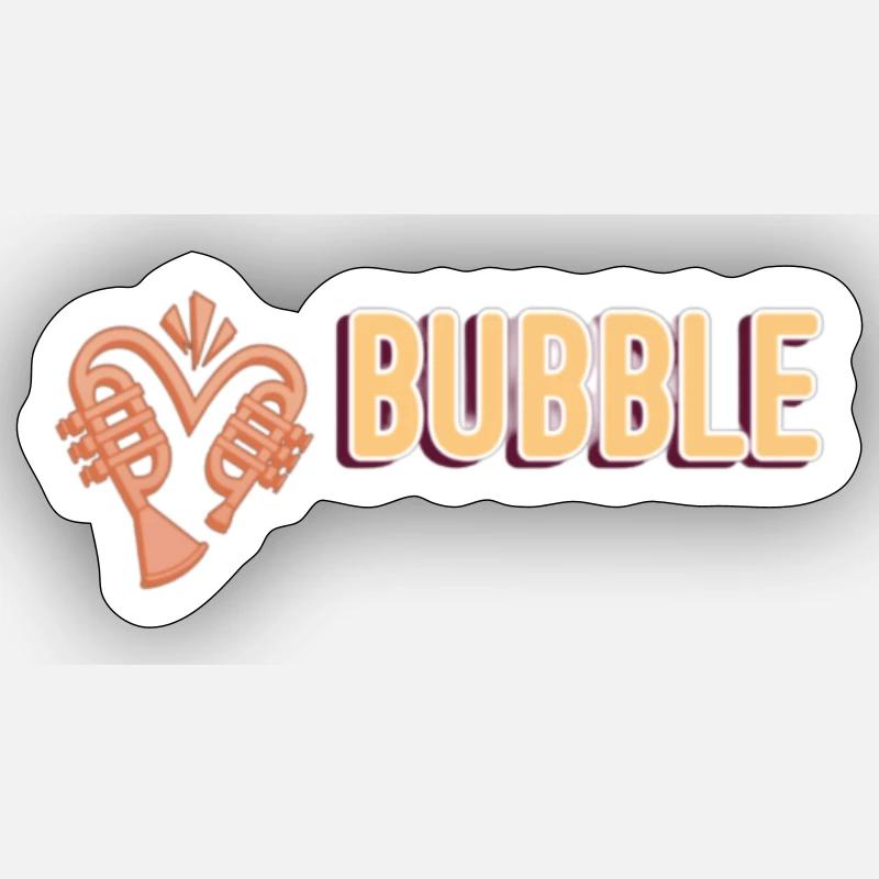 Bubble Sticker size S (10 x 10 cm)