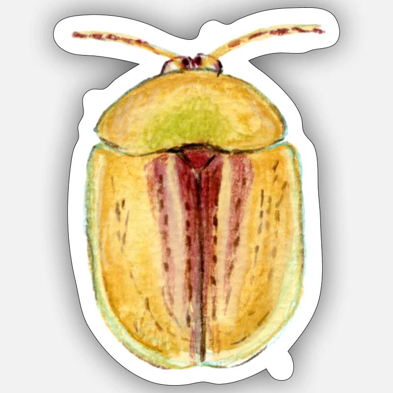 Melde Schildkäfer Sticker Größe S (10 x 10 cm)