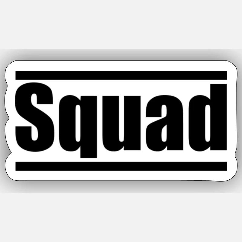Squad Sticker Größe S (10 x 10 cm)