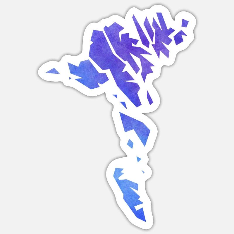 faroe - Sticker Größe S (10 x 10 cm) - Mattweiß