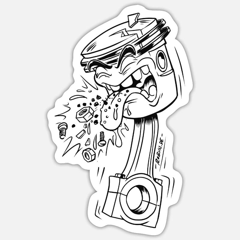 Sticker Größe S (10 x 10 cm) - 