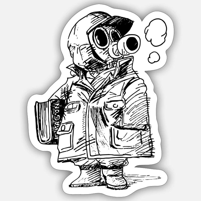 Sticker taille S (10 x 10 cm) - 