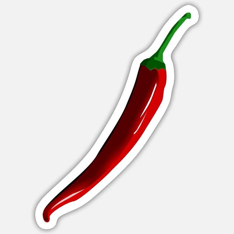 Chilli Sticker size S (10 x 10 cm)