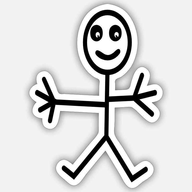 comic - Sticker Größe S (10 x 10 cm) - Mattweiß