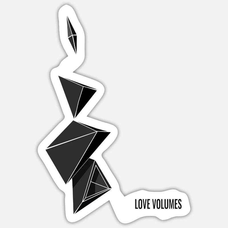 Escalade escalade - Sticker taille S (10 x 10 cm) - blanc mat