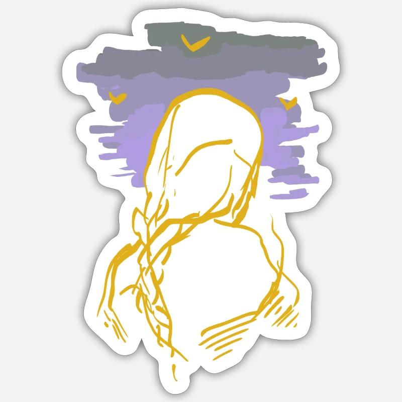 witch Sticker size S (10 x 10 cm)