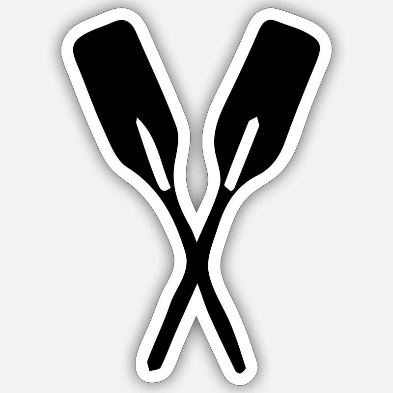 2 paddles Sticker size S (10 x 10 cm)