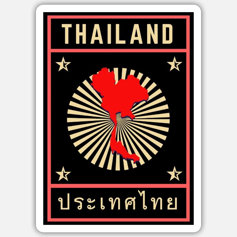 Conception de la Thaïlande Sticker taille S (10 x 10 cm)