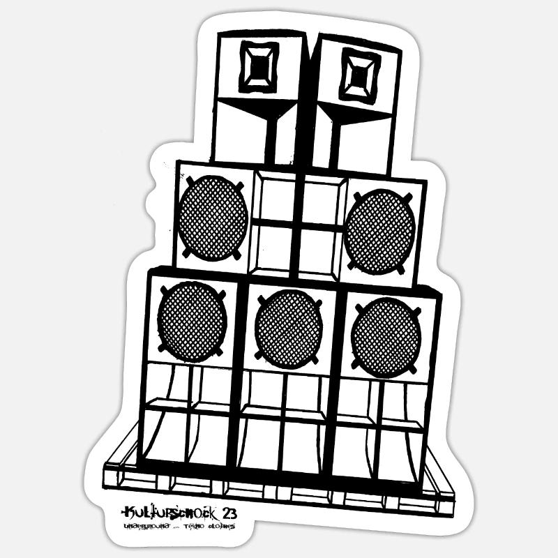 Sticker Größe S (10 x 10 cm) - 