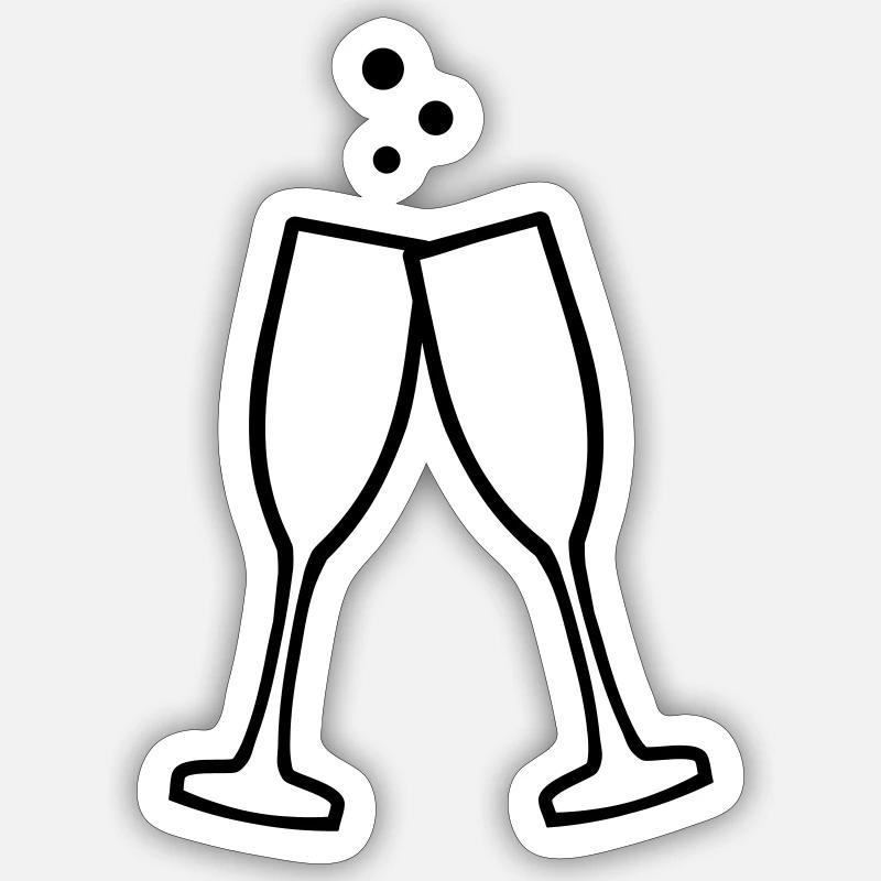 Sticker Größe S (10 x 10 cm) - 