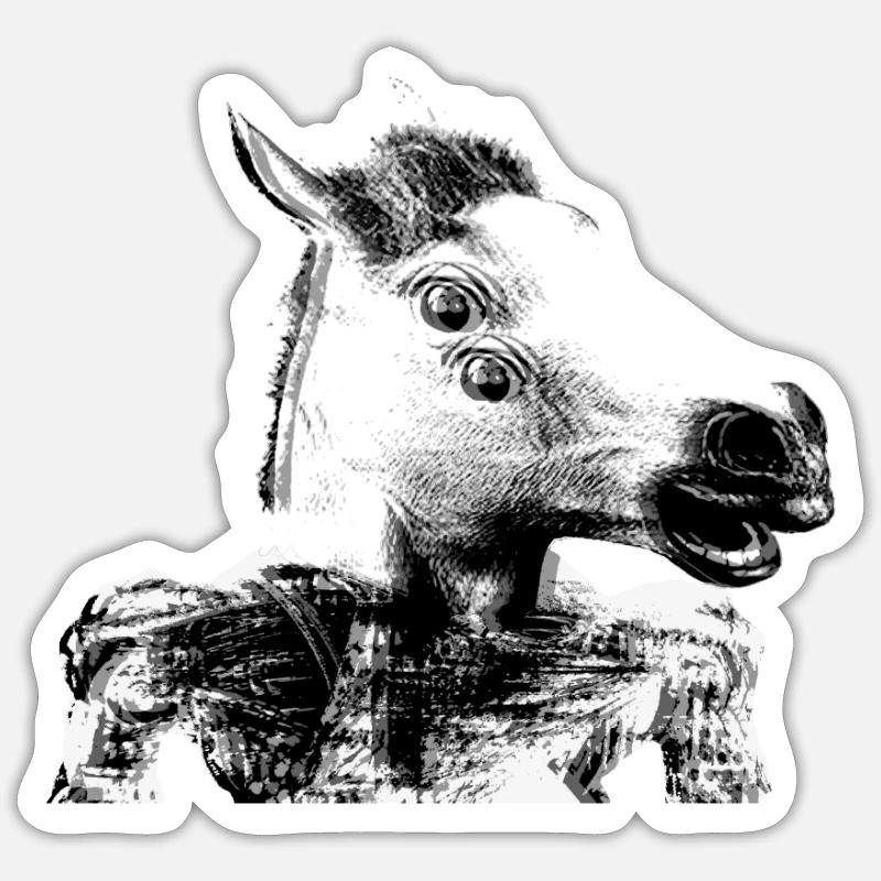 k - Sticker taille S (10 x 10 cm) - blanc mat