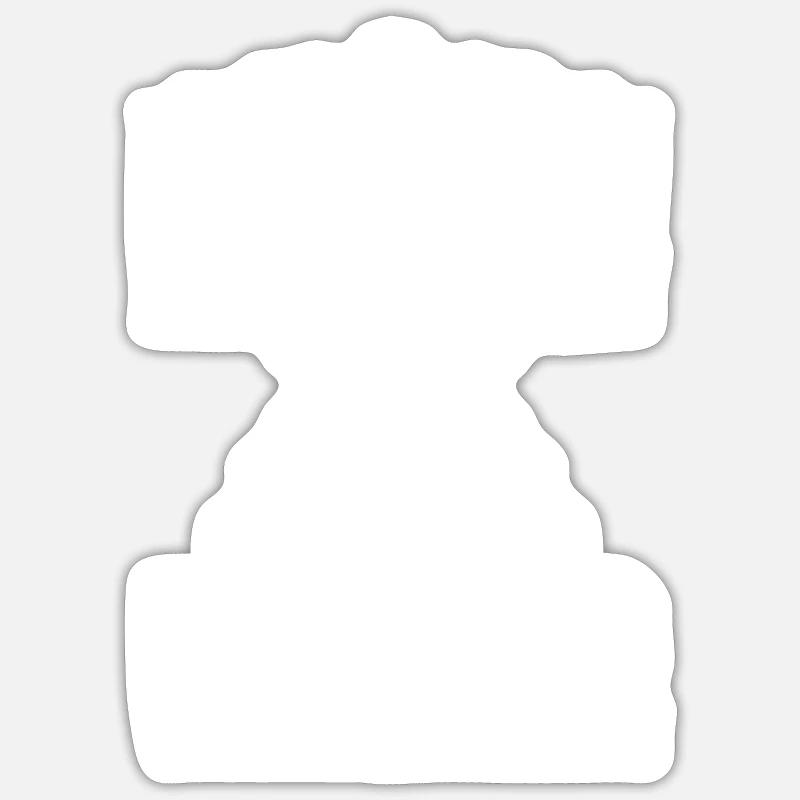 Exploitant forestier Ouvrier forestier de bûcheron Paroles de Foresters Sticker taille S (10 x 10 cm)