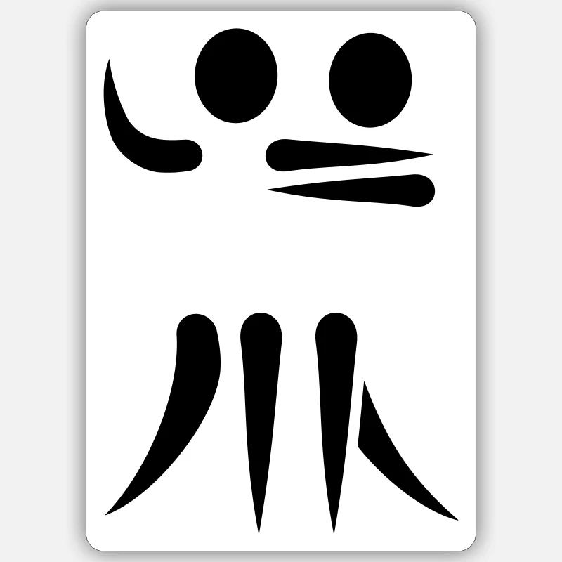 Sticker taille S (10 x 10 cm) - 