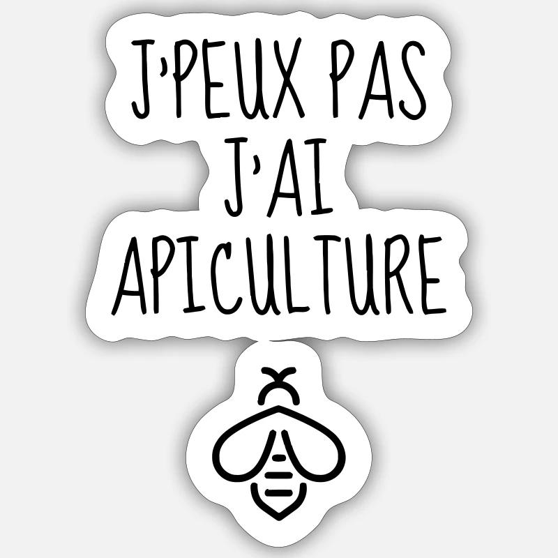 Beekeeping Beekeeper Bee Imker Apiculture Sticker size S (10 x 10 cm)