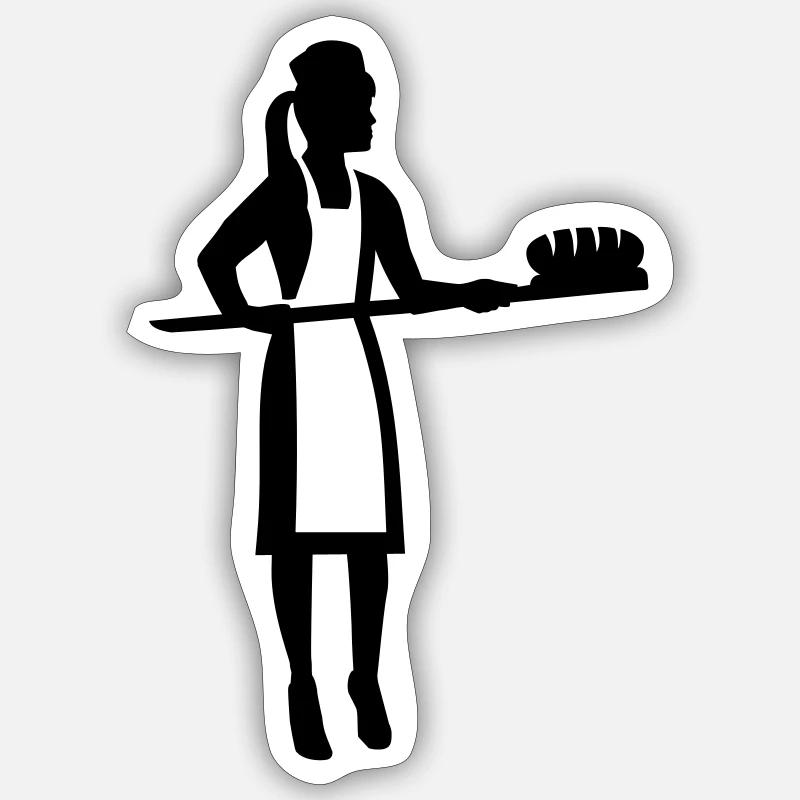 Baker Sticker size S (10 x 10 cm)