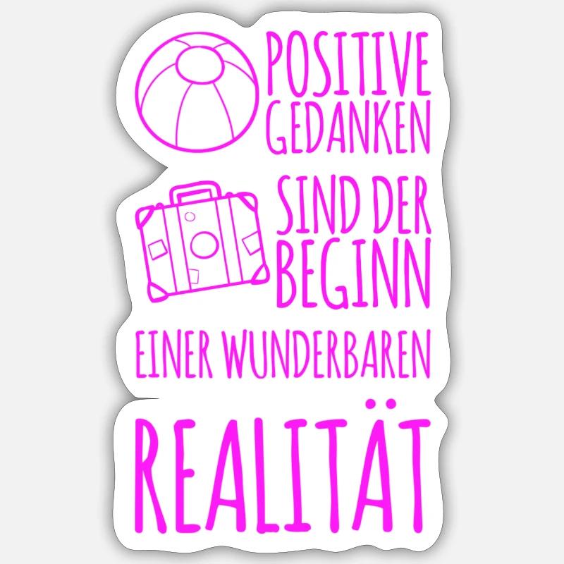 Mindset - Sticker Größe S (10 x 10 cm) - Mattweiß