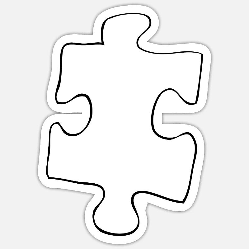 puzzle Sticker size S (10 x 10 cm)