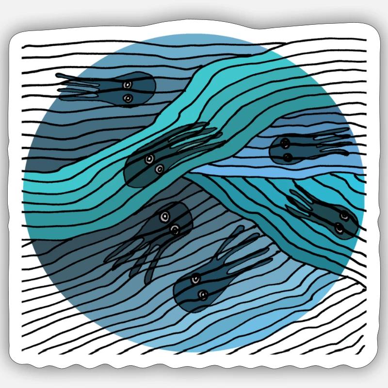Sticker taille S (10 x 10 cm) - 