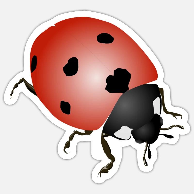 Ladybug Sticker size S (10 x 10 cm)
