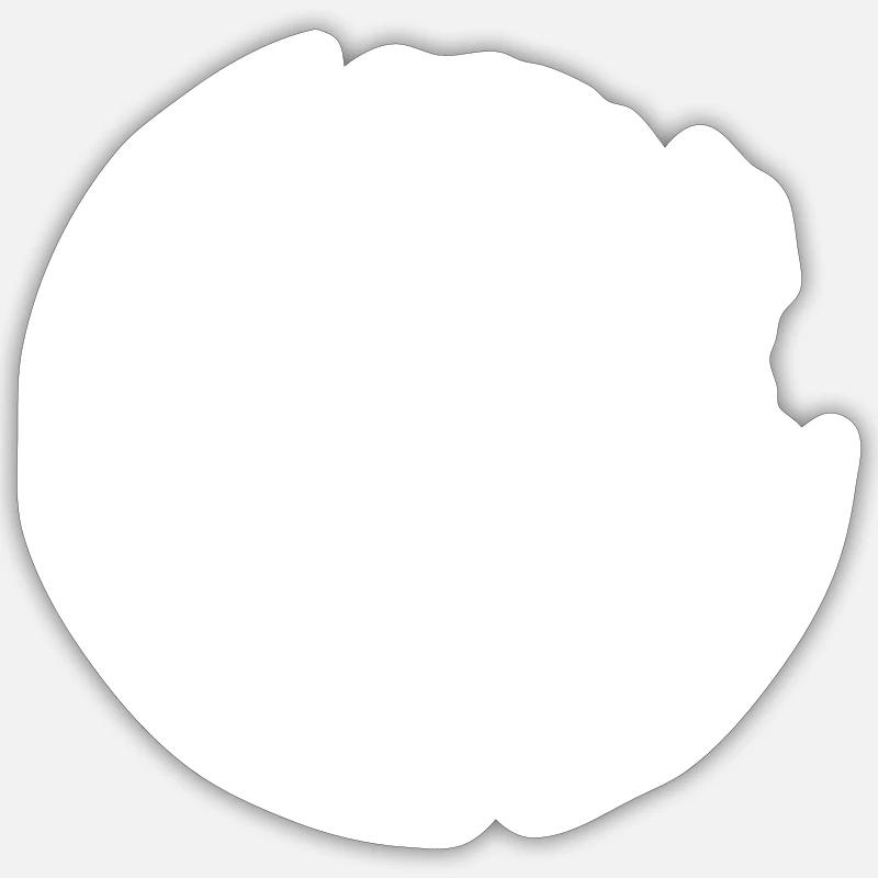 Globe terrestre globe planète bleue Sticker taille S (10 x 10 cm)