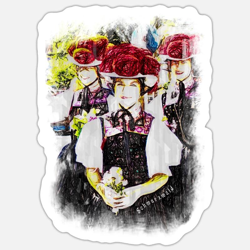 Sticker Größe S (10 x 10 cm) - 