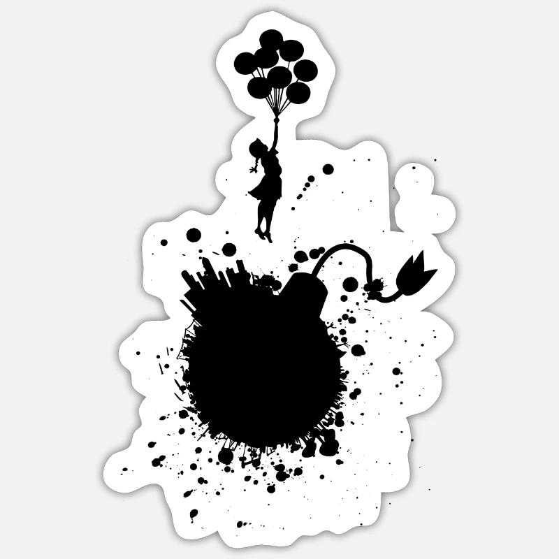 Sticker Größe S (10 x 10 cm) - 