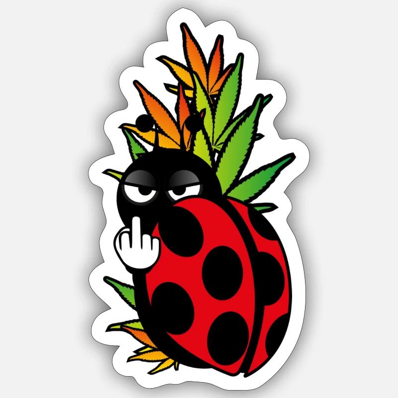Ladybug Sticker size S (10 x 10 cm)