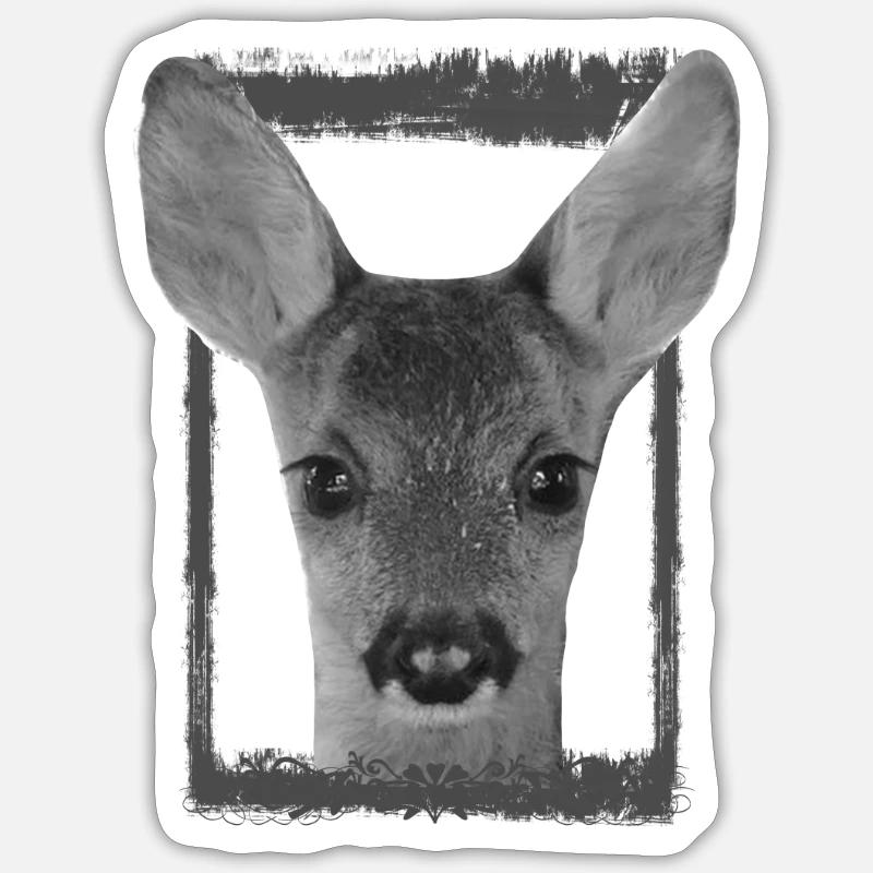 Faon 5.1 - Sticker taille S (10 x 10 cm) - blanc mat