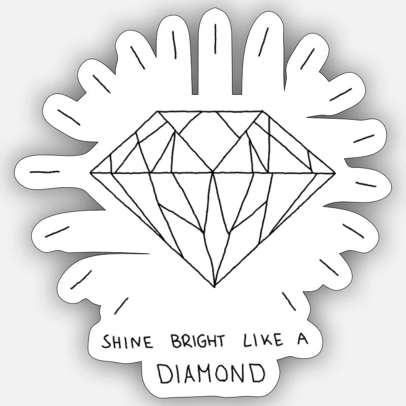 Sticker Größe S (10 x 10 cm) - 