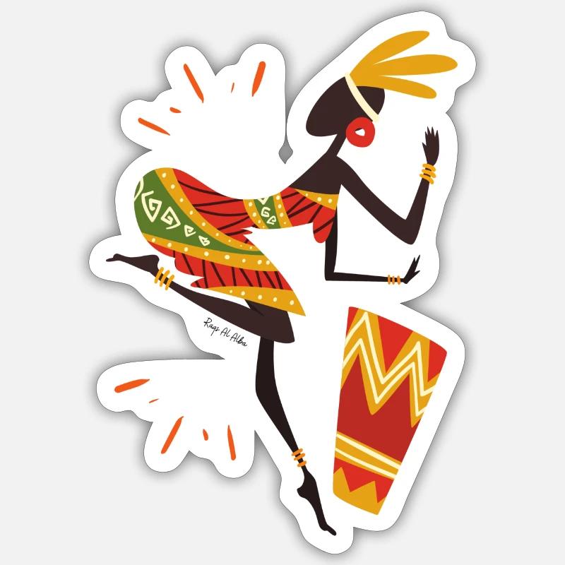 Kenya - Sticker taille S (10 x 10 cm) - blanc mat