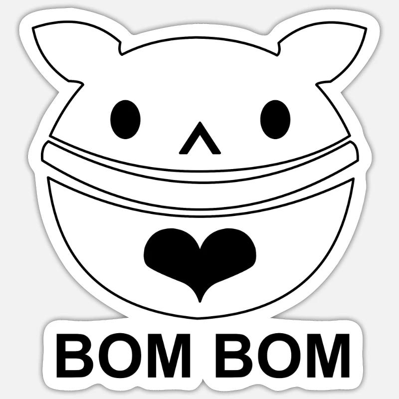 Genshin Impact - Sticker taille S (10 x 10 cm) - blanc mat