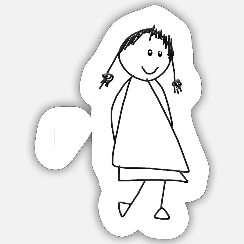 Sticker størrelse S (10 x 10 cm) - 