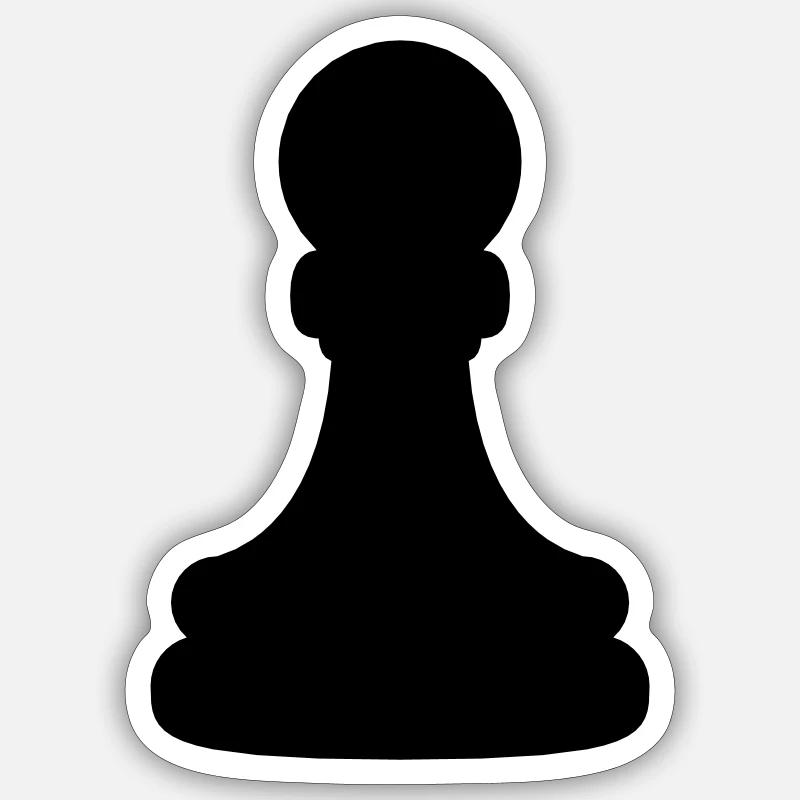 Bauer Figure Échecs Sticker taille S (10 x 10 cm)