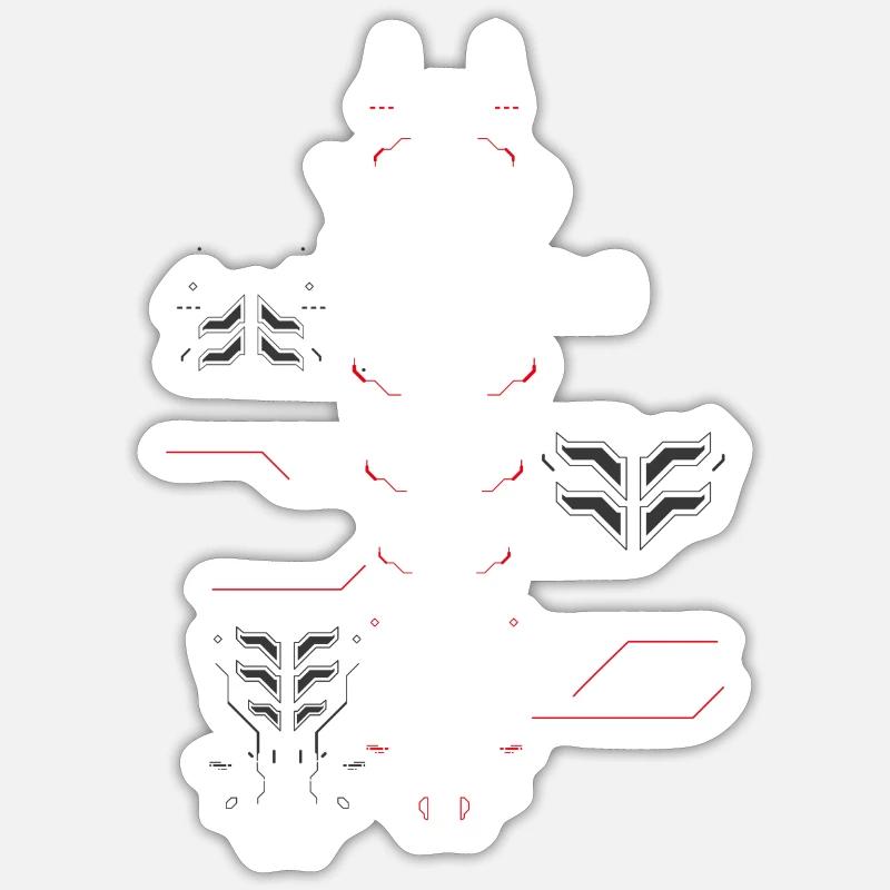 Sticker taille S (10 x 10 cm) - 