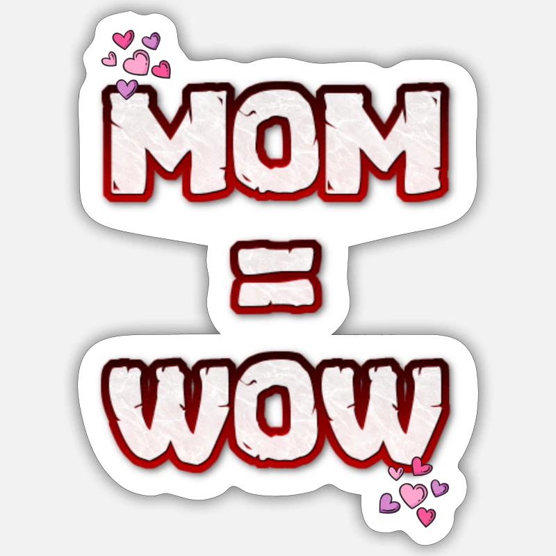 Muttertag Muttertag Sticker Größe S (10 x 10 cm)