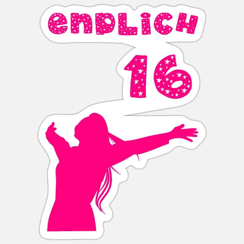 Sticker Größe S (10 x 10 cm) - 