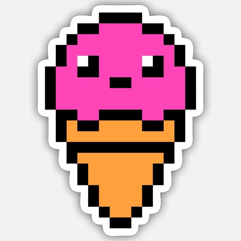 Eis Sticker Größe S (10 x 10 cm)