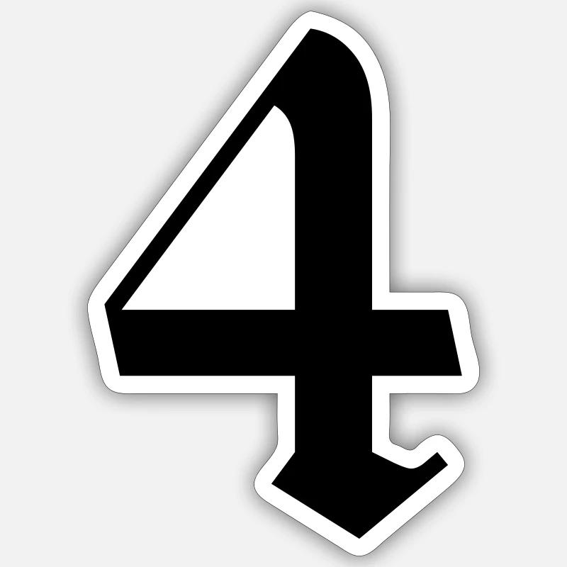 4 - Sticker size S (10 x 10 cm) - white matte