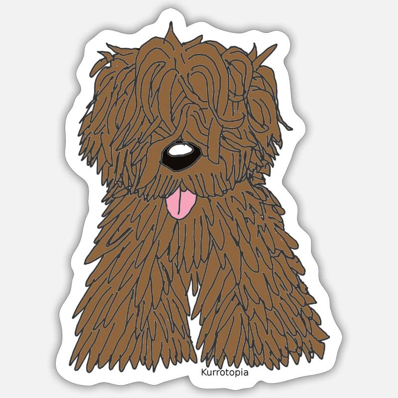 pdae original choco Sticker Größe S (10 x 10 cm)