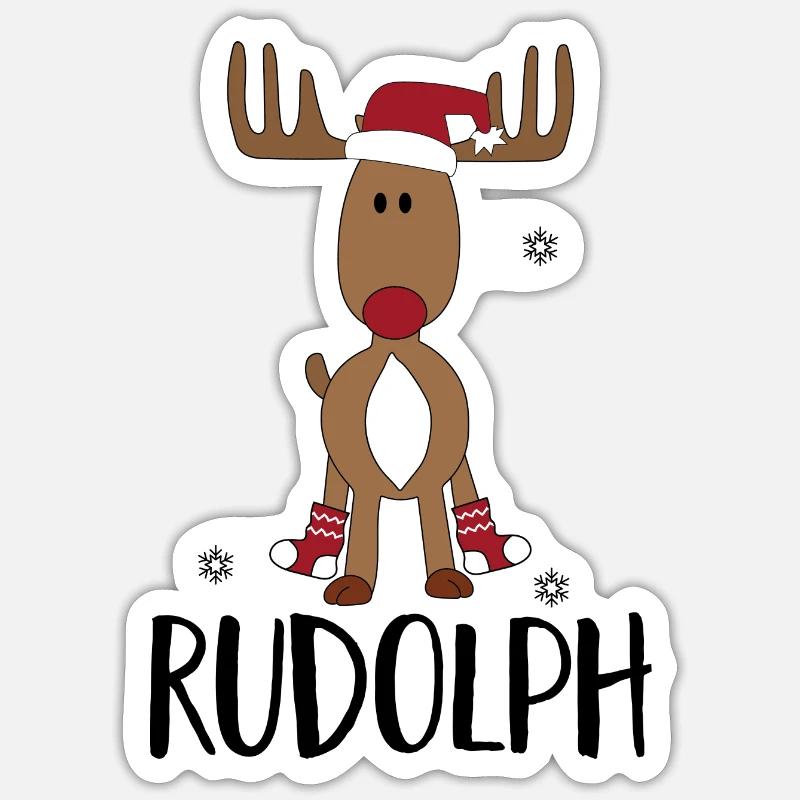 Christmas - Sticker size S (10 x 10 cm) - white matte