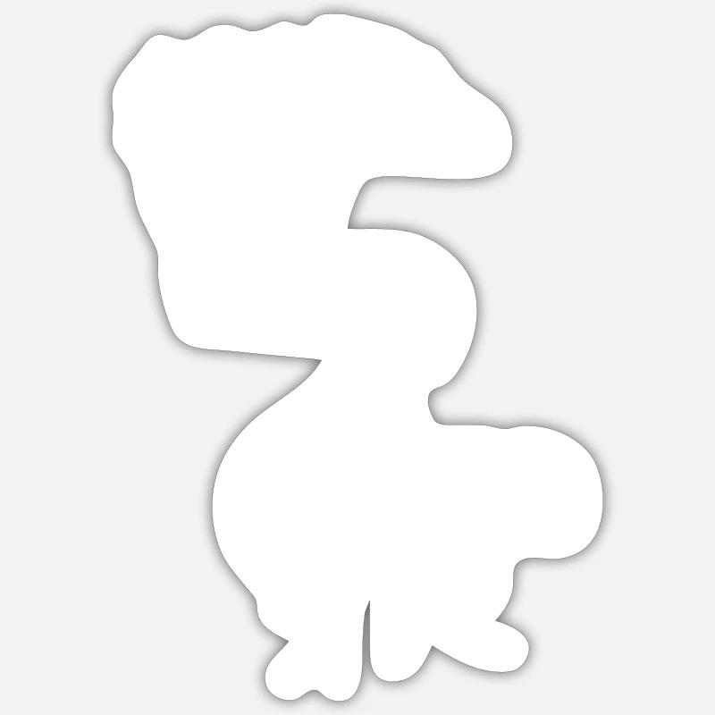 Cthulhu - Sticker size S (10 x 10 cm) - white matte