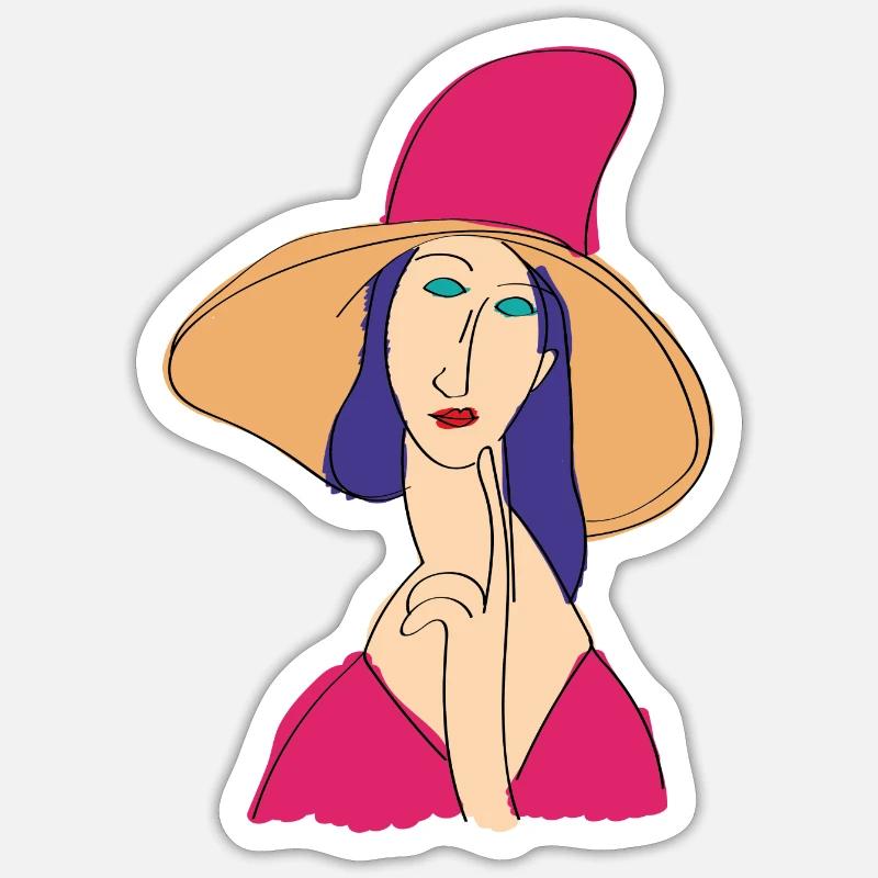blehart 05 - Sticker Größe S (10 x 10 cm) - Mattweiß