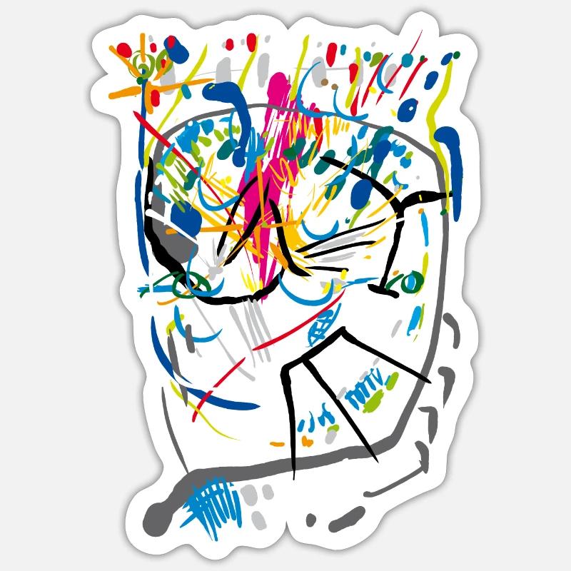 Sticker taille S (10 x 10 cm) - 