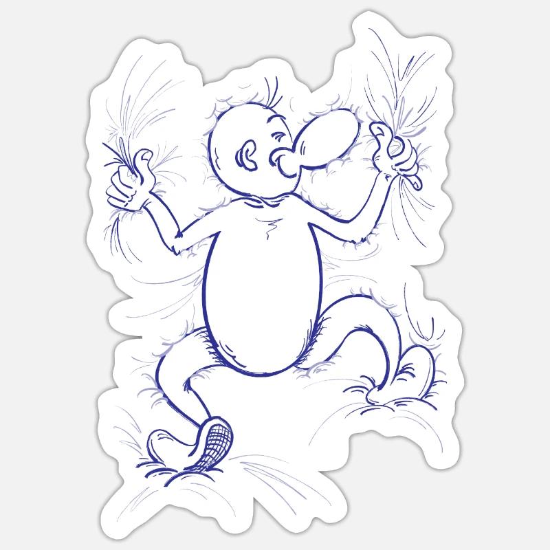 Sticker Größe S (10 x 10 cm) - 