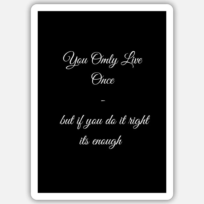 Sticker Größe S (10 x 10 cm) - 