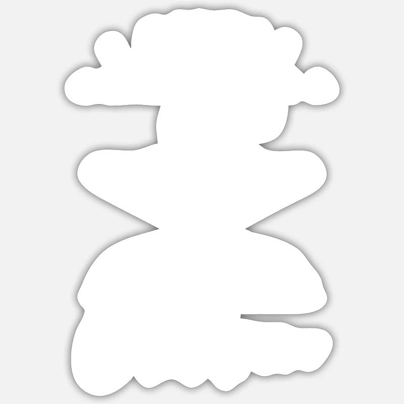 Witch Magic Spell Witches - Sticker size S (10 x 10 cm) - white matte