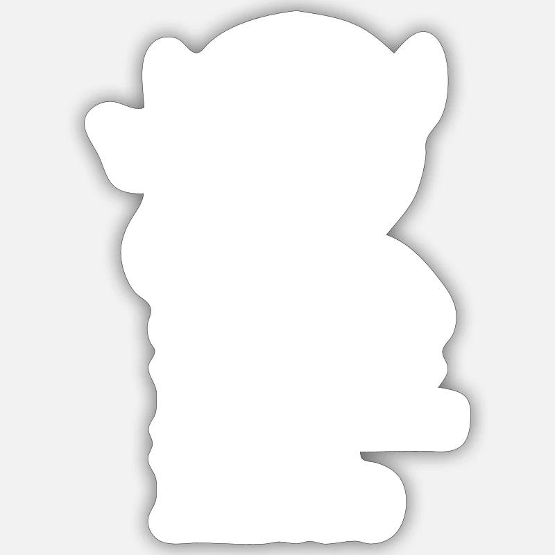 Devil inside 2 Sticker size S (10 x 10 cm)