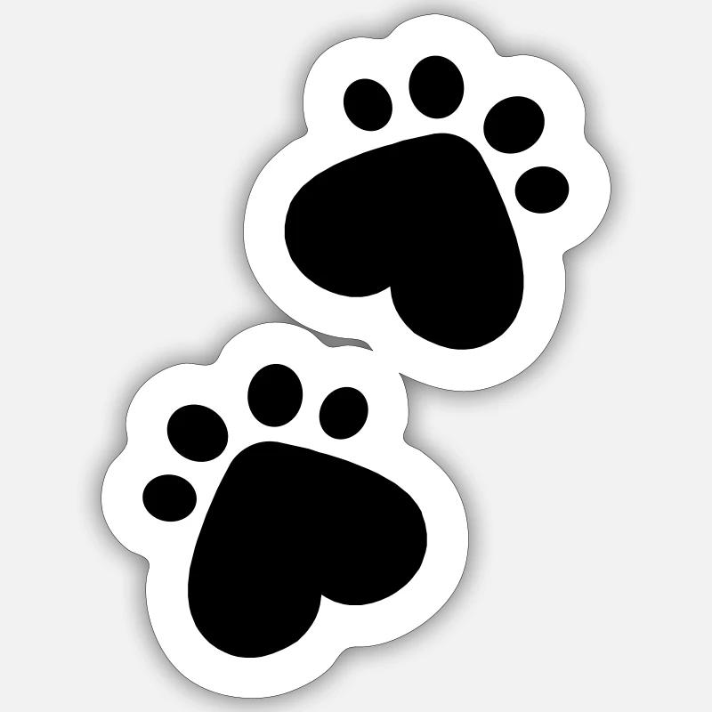 Paws Sticker size S (10 x 10 cm)